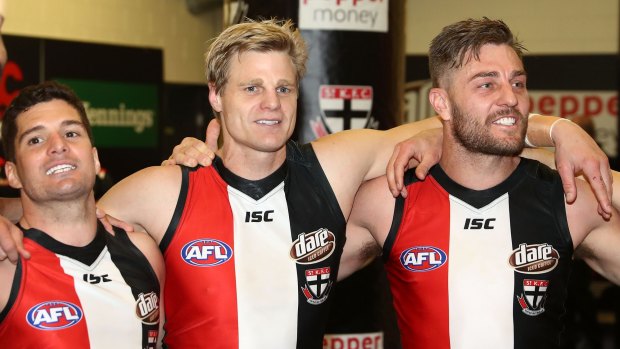 Nick Riewoldt (middle).