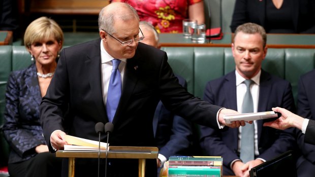 The event followed Scott Morrison's budget speech to the Parliament on budget night.