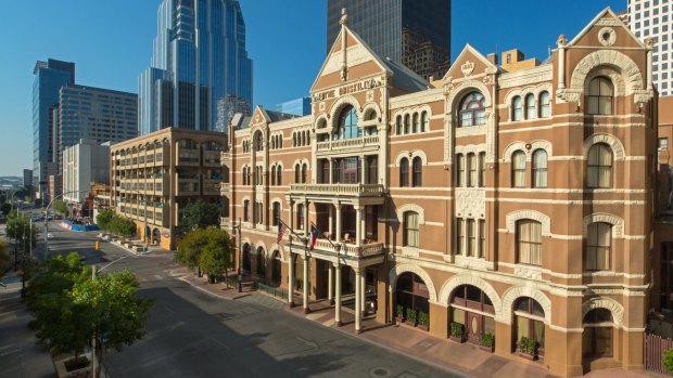 The Driskill Hotel in downtown Austin.