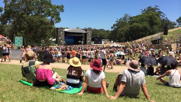 Falls Festival in Byron Bay: Flash Camp's Ben Hutchings says the goal was to make camping a holiday rather than hard work.