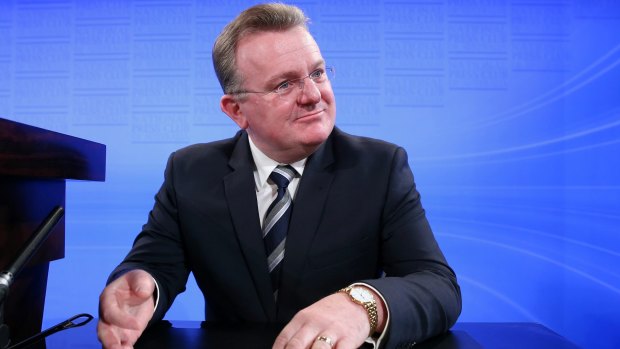 Bruce Billson says he wasn't pushed. 