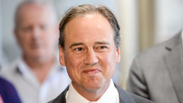 Health Minister Greg Hunt.