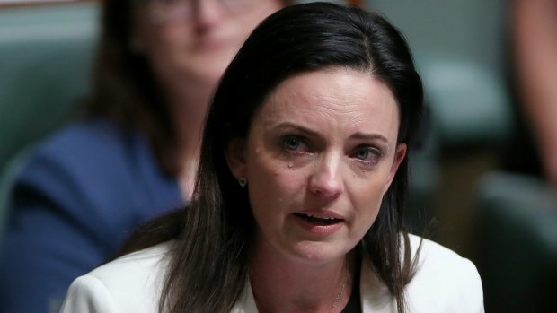 Labor MP Emma Husar spoke about her experience of living with family violence in House of Representatives last year.