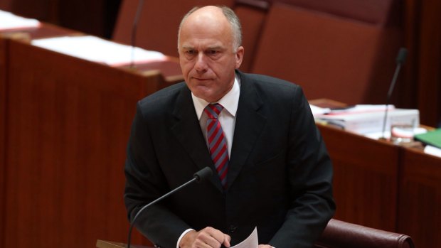 Employment Minister Eric Abetz declined to answer questions about the new compo arrangements for federal politicians.