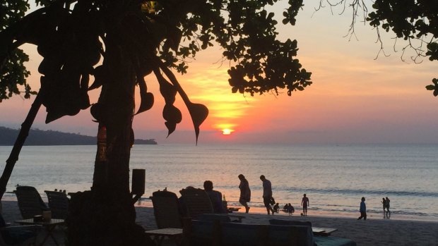 Bali, sunset.
