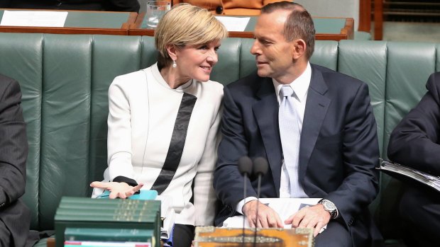 Julie Bishop says Tony Abbott is a victim of his own failure