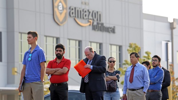 The possibility of an hourly position drew thousands of people to Amazon's jobs fairs, where they started lining up at 4am.