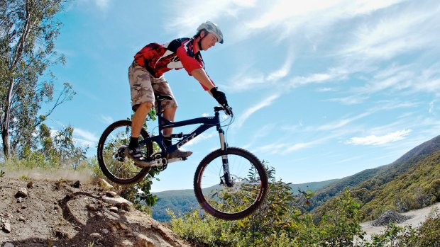 Summer in the mountains: Mount Buller is great for off-road cycling.
