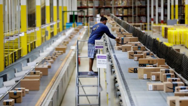 The vast majority of Amazon's hiring is for what the company calls its "fulfilment network" - the armies of people who pick and pack orders in warehouses and unload and drive delivery trucks.