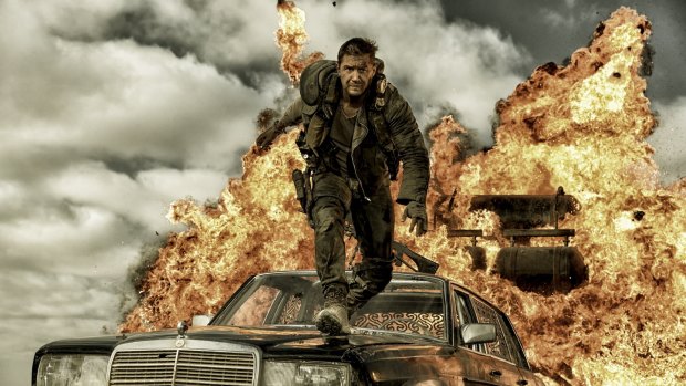 Tom Hardy in Mad Max: Fury Road. 