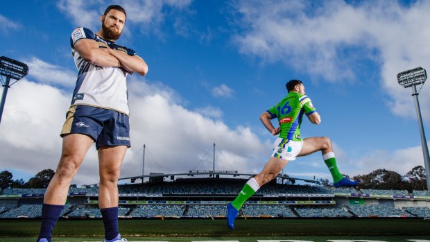 The Brumbies and Raiders will play their first home games less than 24 hours apart next year.