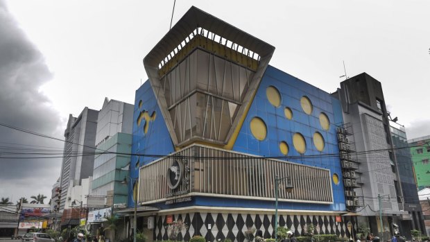 A 1950s revival style fun palace at Blok M, Jakarta. 