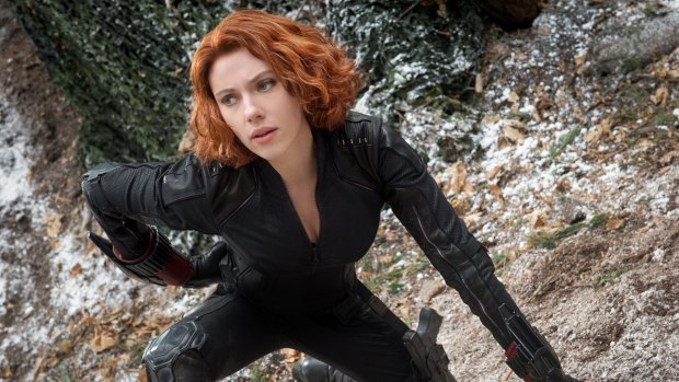 Scarlett Johansson as Black Widow in Avengers: Age Of Ultron.