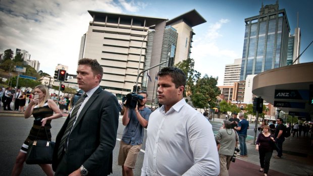 Gable Tostee leaves court a free man.