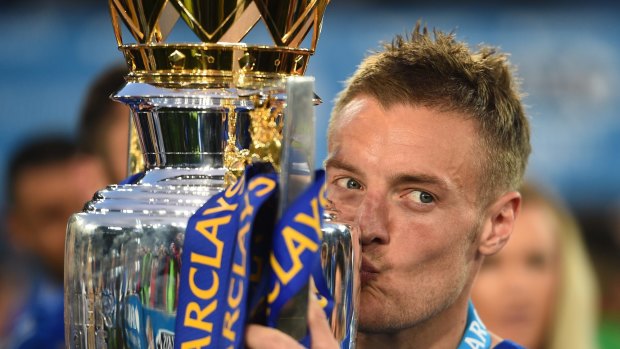 Player of the Year: Leicester's prolific marksman Jamie Vardy has added the Premier League Player of the Year award to his list of trophies this season.