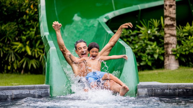 The slide at the InterContinental Phu Quoc Long Beach Resort, Vietnam.
