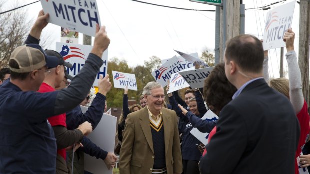 Mitch McConnell: Will finally lead a Republican majority in the Senate.