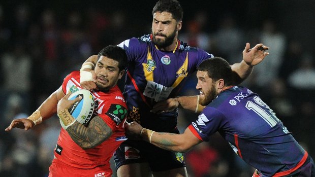 Melbourne Storm brought down the Illawarra Dragons.