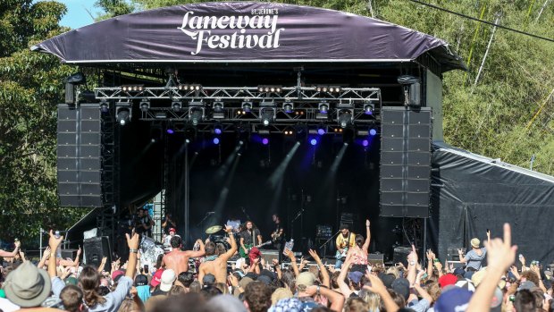 Gang of Youths performing at St Jerome's Laneway Festival in Sydney last month.