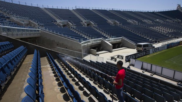 Teddy Kollek Stadium in Jerusalem is said to be the target of the attack.