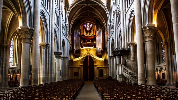 The cathedral of Notre Dame in Lausanne.