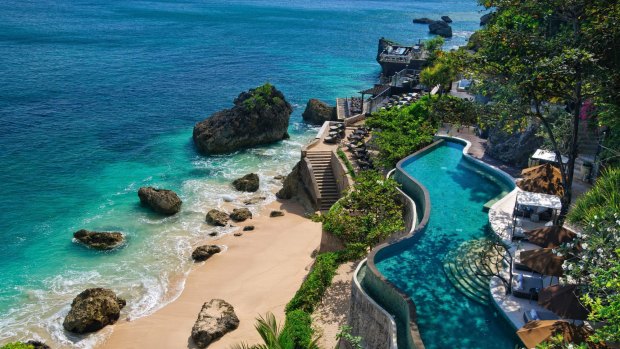 The Ayana resort, one of Bali's premier hotels.