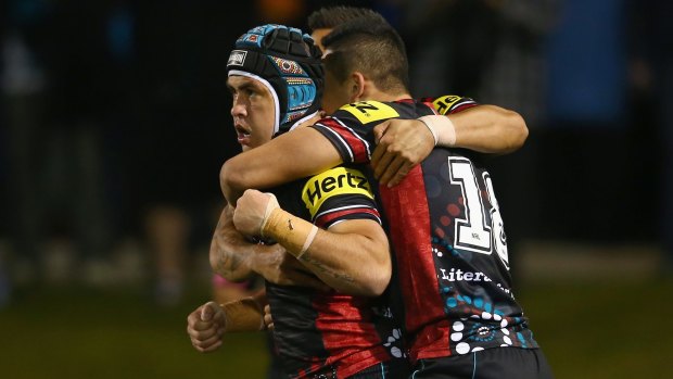 Starring role: Jamie Soward was the most valuable player for Penrith in their win over North Queensland.