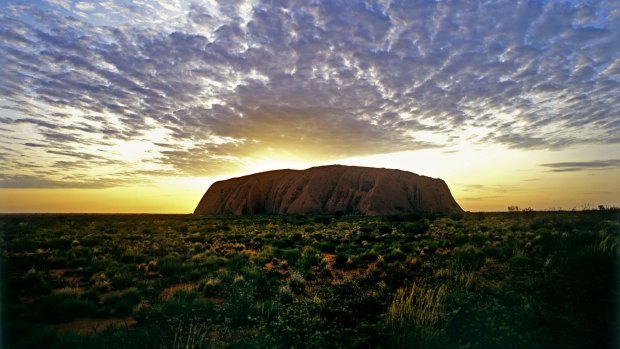Uluru at dawn, Northern Territory.
