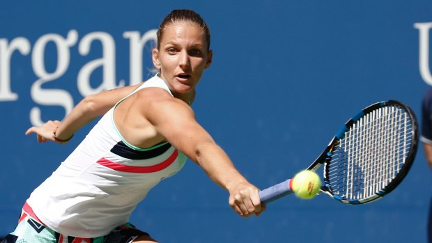 World No.1 Karolina Pliskova dominated her fourth-round match against American Jennifer Brady.
