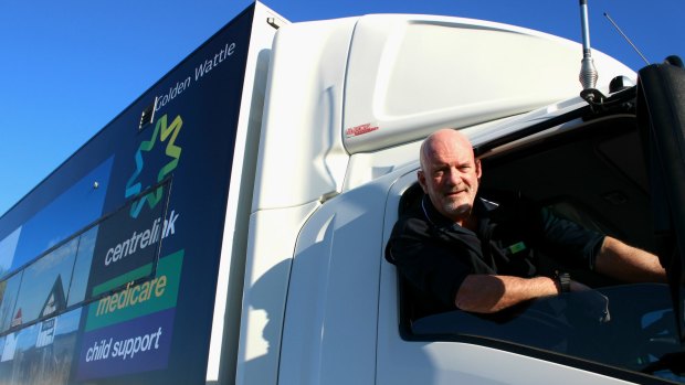 Ian Cleghorn takes government services on the road.