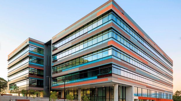 GPT Metro Office Fund's new building at 3 Murray Rose Avenue at Sydney's Olympic Park is one of six assets it owns.