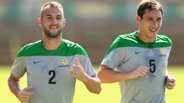 Ivan Franjic (left) is keen to return after a long injury lay-off.