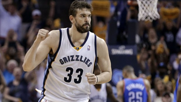 Improved performer: Marc Gasol has been a beast for Memphis this season.
