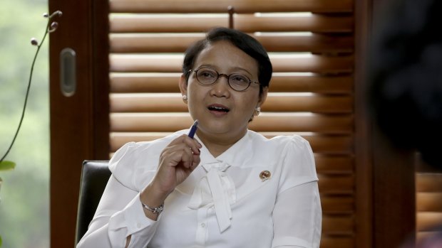 Indonesian Foreign Minister Retno Marsudi speaks exclusively with Fairfax Media on October 8.
