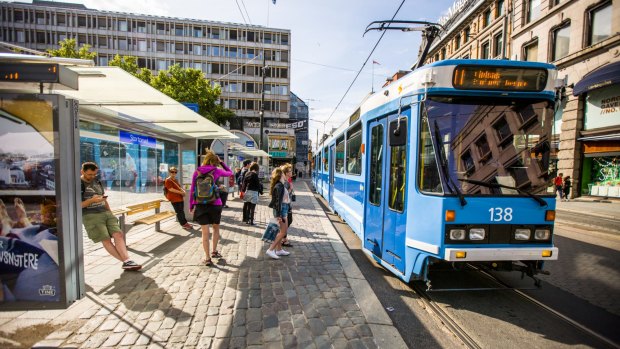Get an Oslo pass and you can travel on public transport for free.
