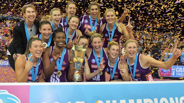Cooper Garrity was on hand to watcht the Queensland Firebirds win the ANZ Championship.