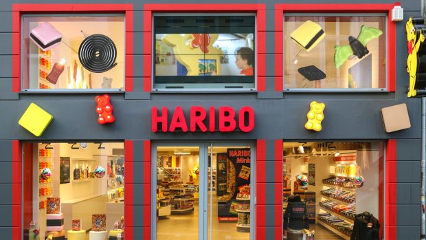 There's a bear in there ... Haribo's store in Bonn, Germany.