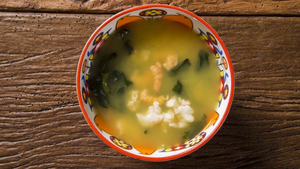 Tacaca soup.