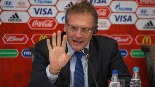 Sidelined: FIFA secretary-general Jerome Valcke.