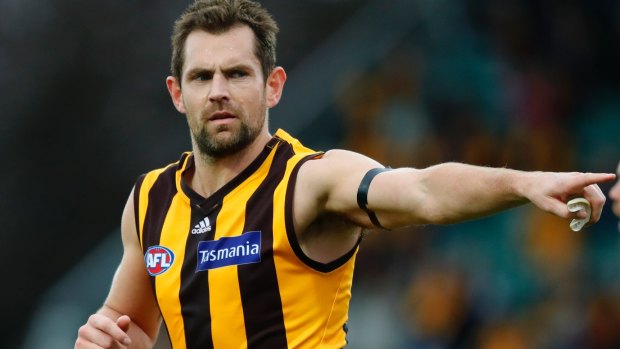 Leader: Hawthorn's Luke Hodge is a quality captain with a footy IQ few can match.