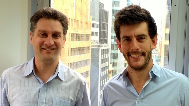 Greg Einfeld and Josh Golombick, founders of robo advice startup CapitalU.