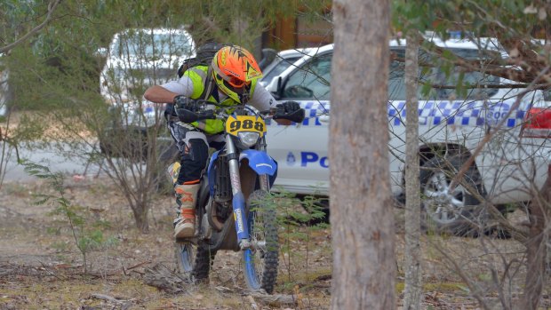 Motorbikes have been used in the search for Luke Shambrook. 