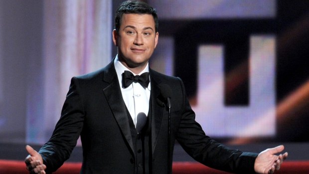 Jimmy Kimmel speaks onstage during the 64th Annual Primetime Emmy Awards in 2012.