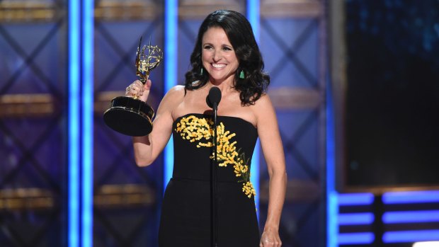 Julia Louis-Dreyfus' win for outstanding lead actress in a comedy series was record breaking.