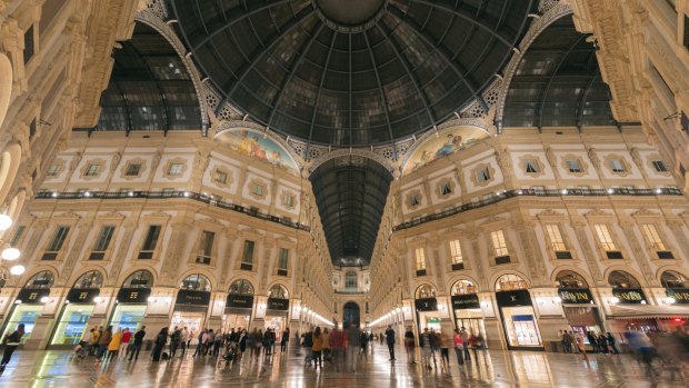 The Galleria Vittorio Emanuele II shopping centre.