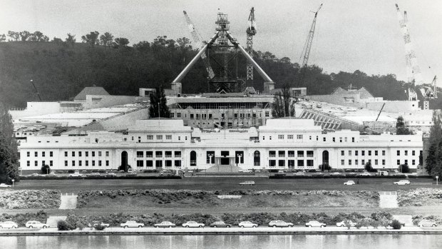 It wasn't until new Parliament House was built that the numbers of political staffers began to rise.