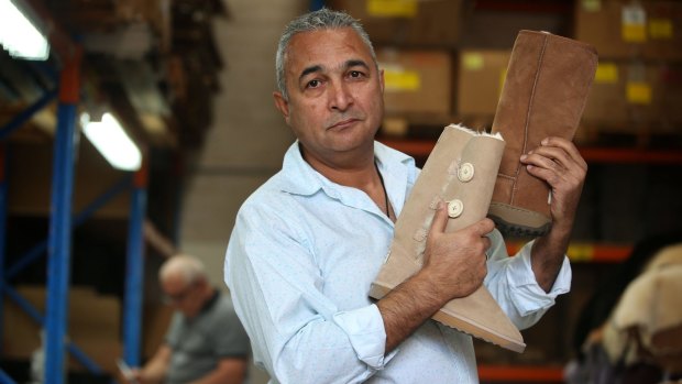 "I want to take this right to the end:" Australian Leather owner Eddie Oygur, who is fighting for the right to use the term 'ugg boots.'
