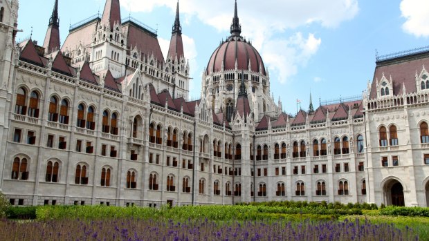 Budapest’s parliament building.