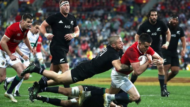 Still alive: The Lions have kept the series alive with a 24-21 victory over the All Blacks