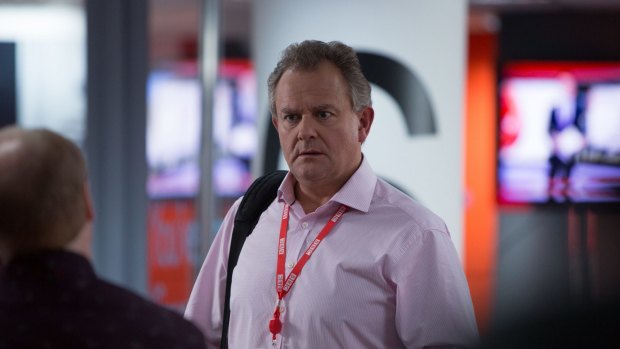 Hugh Bonneville is Head of Values at the BBC in the new satire W1A.